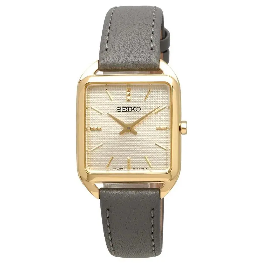Seiko Simply Design Leather Strap Ladies Watch SWR090