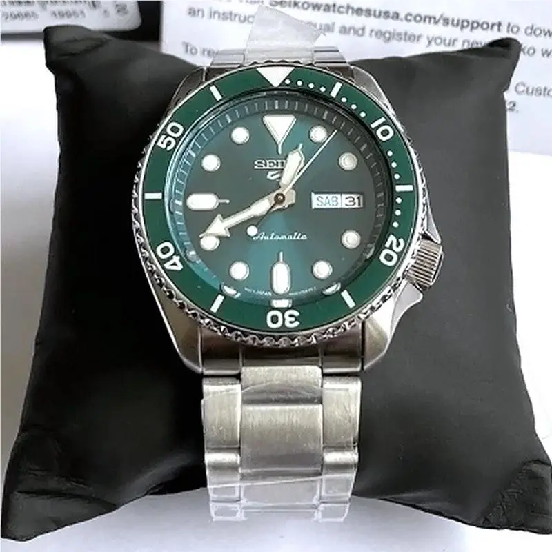 5 Sports Green Men`s Watch - SRPD61 by Seiko