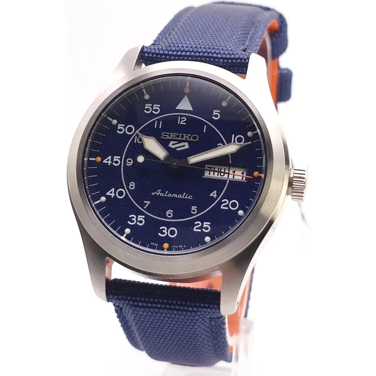 5 Sports Flieger Automatic 39.4mm Pilot Watch SRPH31K1 - Blue Dial by Seiko