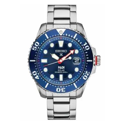 SNE549 Prospex Padi Diver Men`s Watch W/solar Movement by Seiko