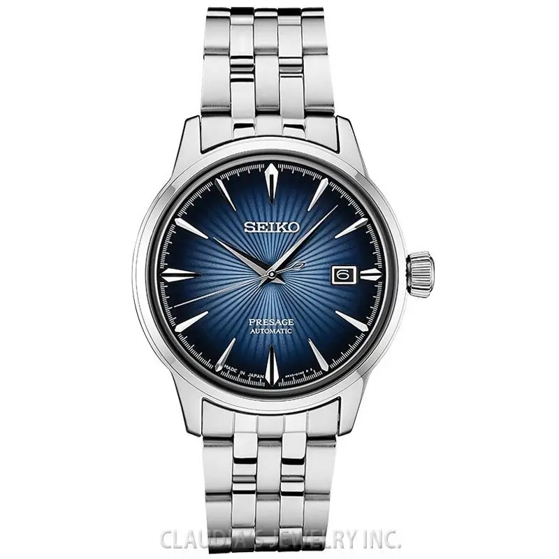 Seiko Presage Cocktail Time Automatic Blue Dial Men’s Watch SRPB41