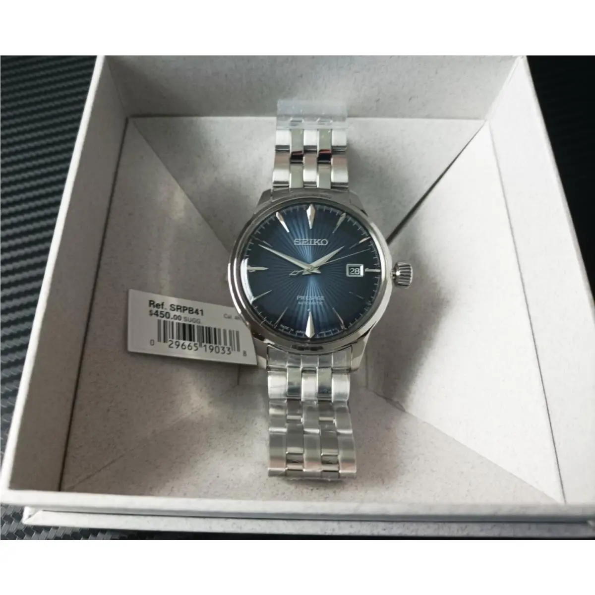 Presage Blue Dial Automatic Japan SRPB41-MINT by Seiko