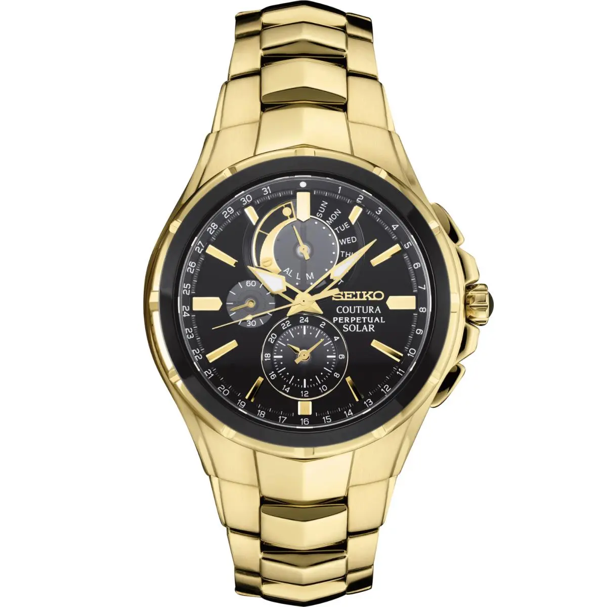 Coutura Perpetual Solar Alarm Chronograp Mens Watch SSC700 by Seiko