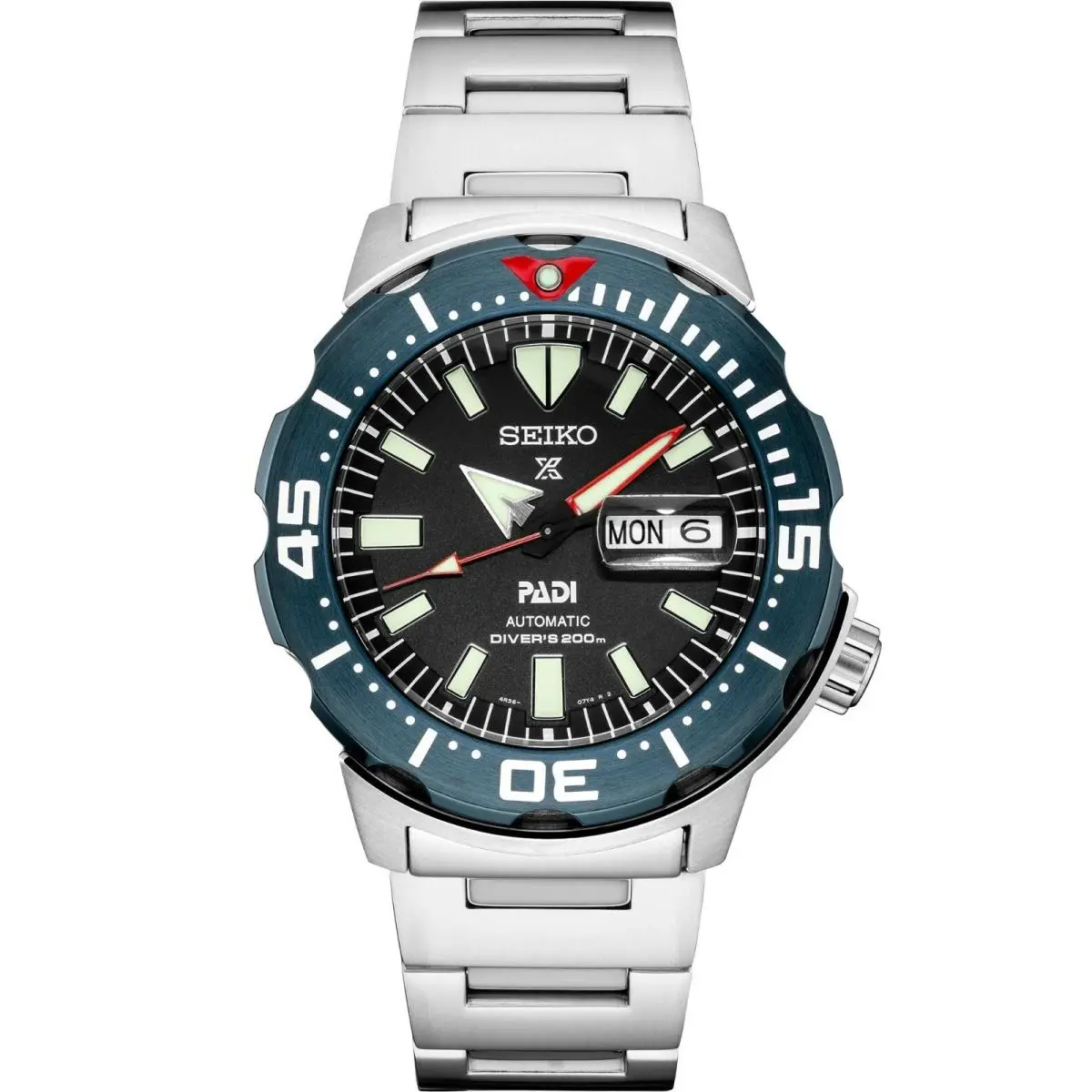 Men`s Prospex 42.4MM Silver-tone Stainless Steel Watch SRPE27 by Seiko