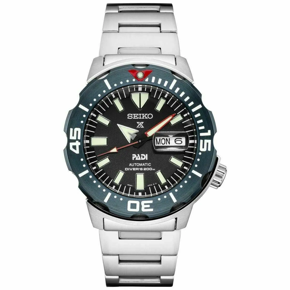 Seiko Men`s Prospex 42.4MM Silver-tone Stainless Steel Watch SRPE27 - Silver