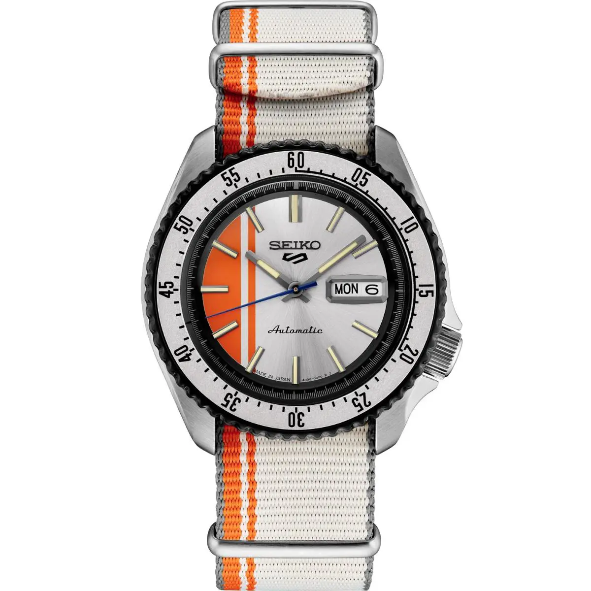 Seiko 5 Sports Special Edition Skx Style Orange White Automatic SRPK73
