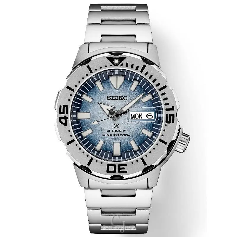 Seiko Prospex Automatic Special Edition Gradient Dial 200M Men’s Watch SRPG57 - Dial: Blue, Band: Silver, Bezel: Black