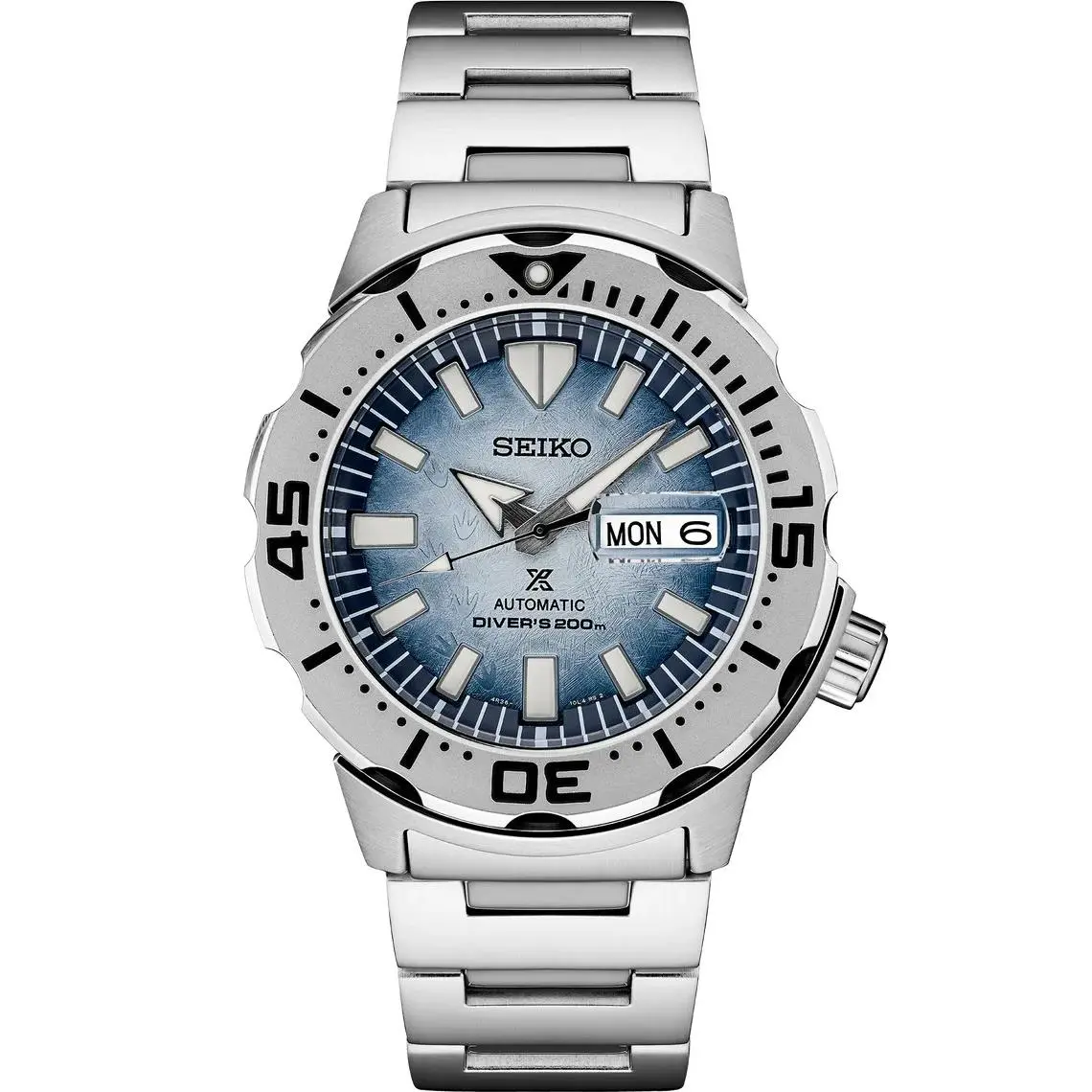 Seiko Men`s 5 Automatic Watch Day Date Black Dial Watch SRPG57