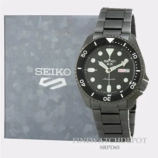 Men 5 Sports Automatic with Manual Winding Capacity Watch SRPD65 by Seiko