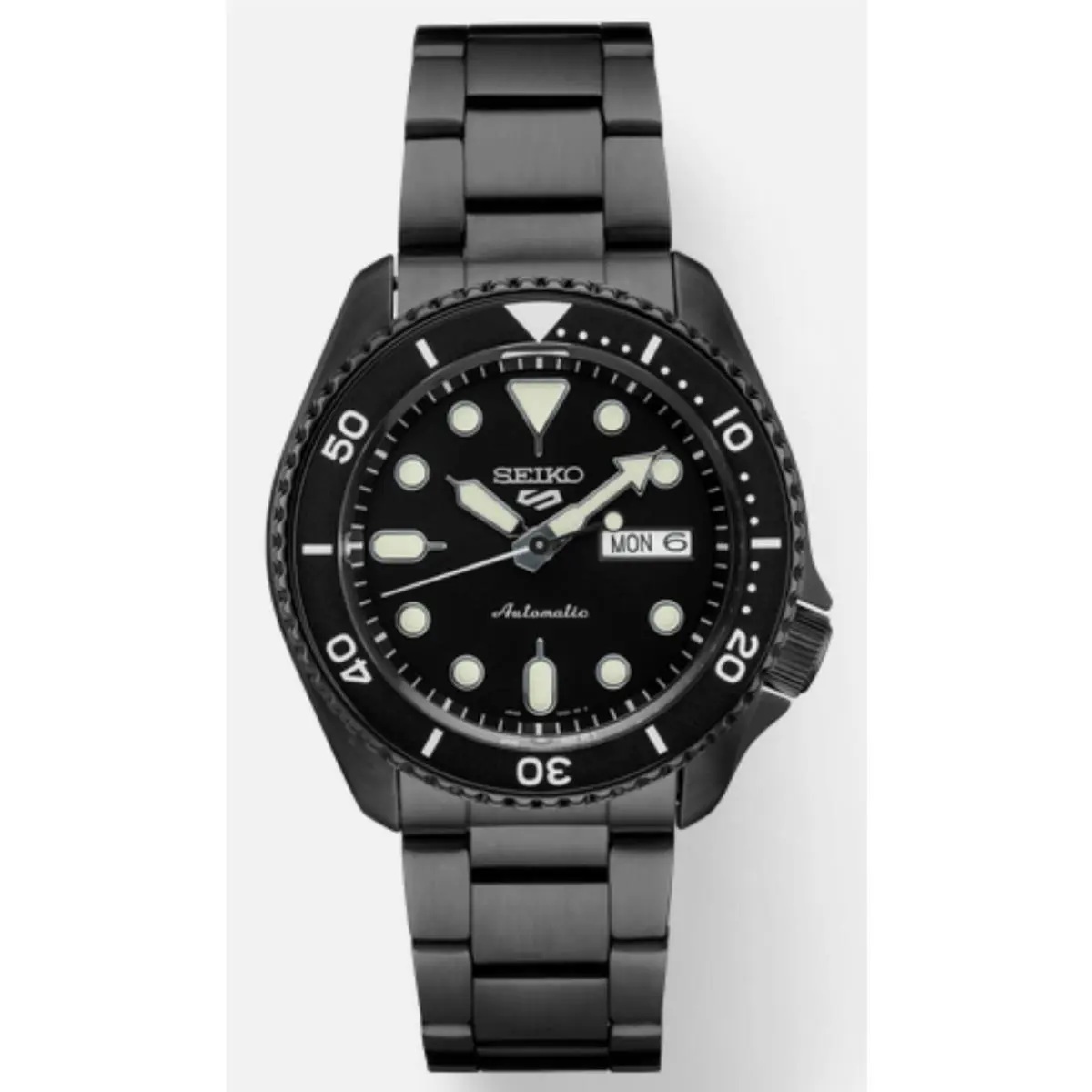Seiko 5 SRPD65 Sports Automatic 42.5mm Black Dial Stainless Steel Watch