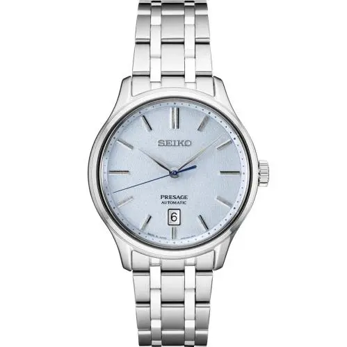 Seiko Presage 41.7mm Blue Dial Stainless Steel Watch SRPF53