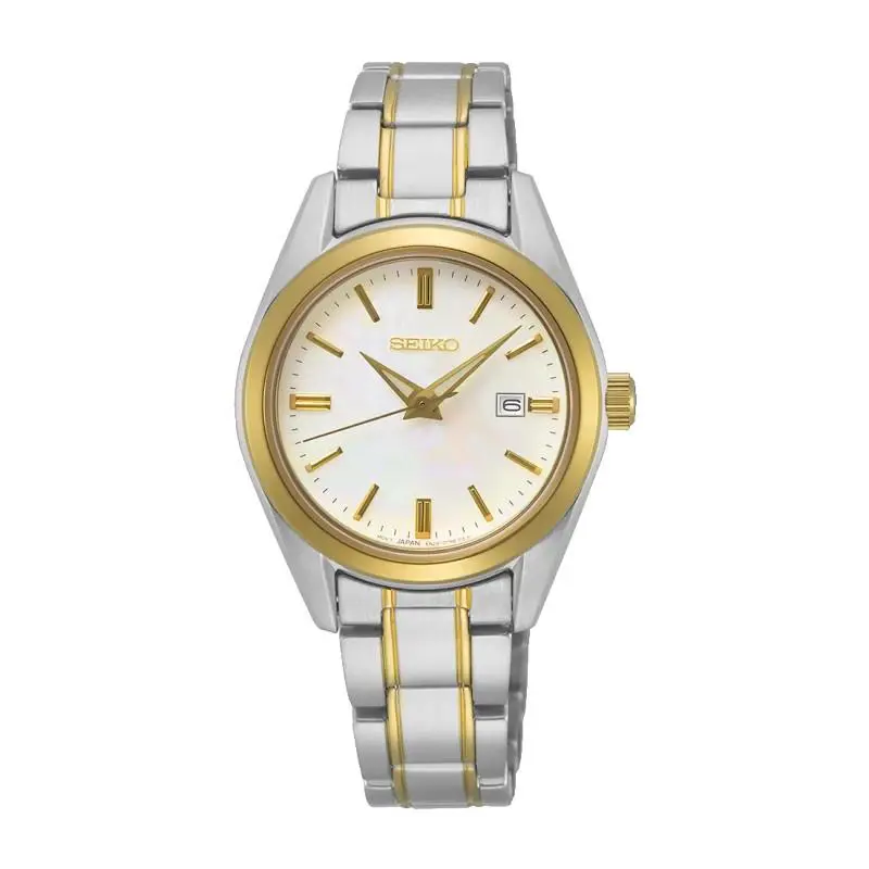 Seiko Ladies Core Mop Dial Quartz Watch - SUR636P1 - Dial: White