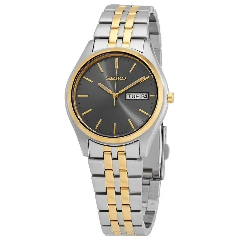Seiko Essentials SUR432 10 Bar 100M Water Resistant Gray Dial - Dial: Gray