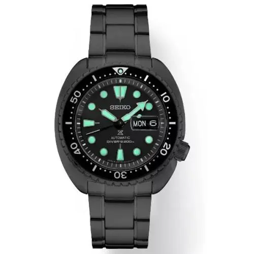 Seiko Men`s Prospex King Turtle Automatic 200m Black Dial Watch SRPK43