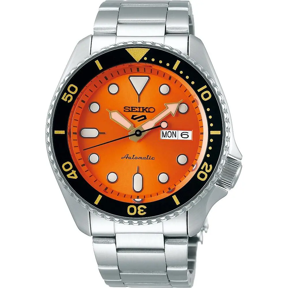 Seiko SRPD59K1 SRPD59 Men`s Sport Automatic Stainless Rotating Date 100m WR