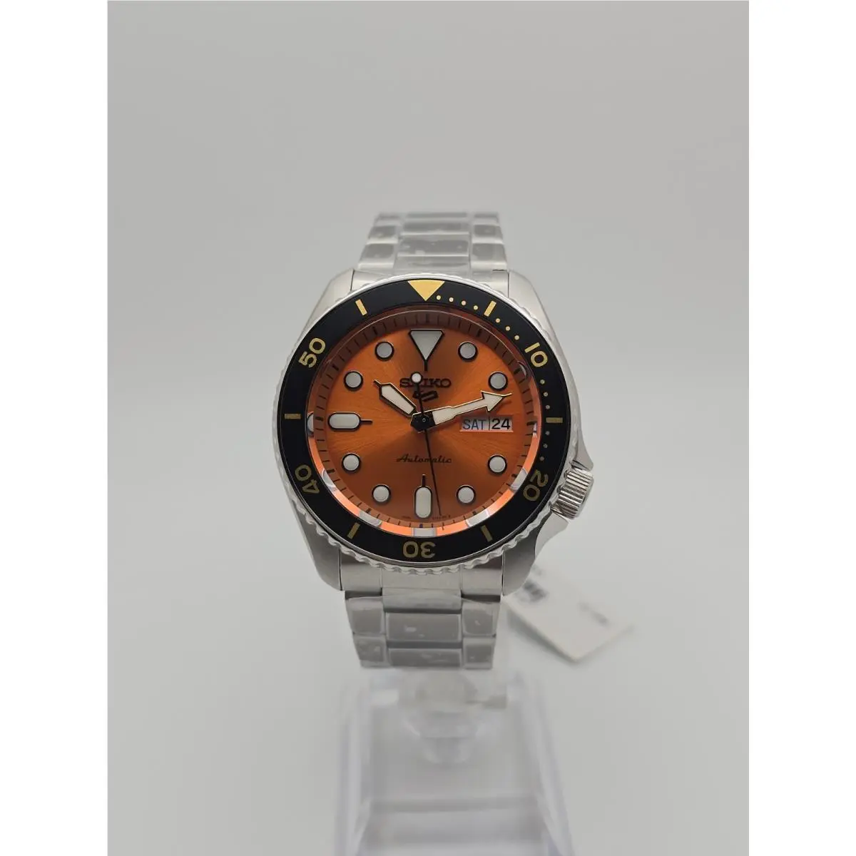 5 Sports Skx Series SRPD59K1 Automatic 42.5mm Blue Dial Rotating Bezel by Seiko