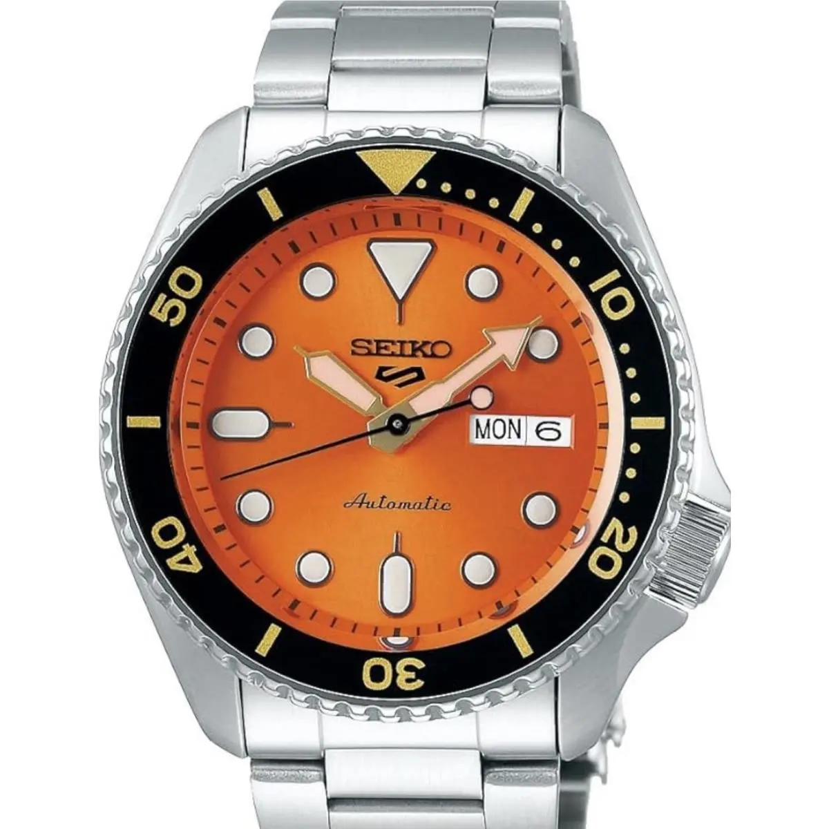 Seiko 5 Sports SRPD59 Orange Men`s Automatic Watch