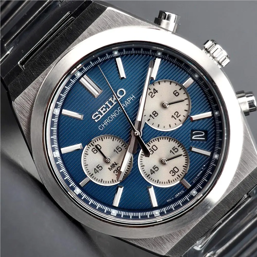 SSB453 Essentials 40mm Blue Dial Quartz Men`s Watch by Seiko