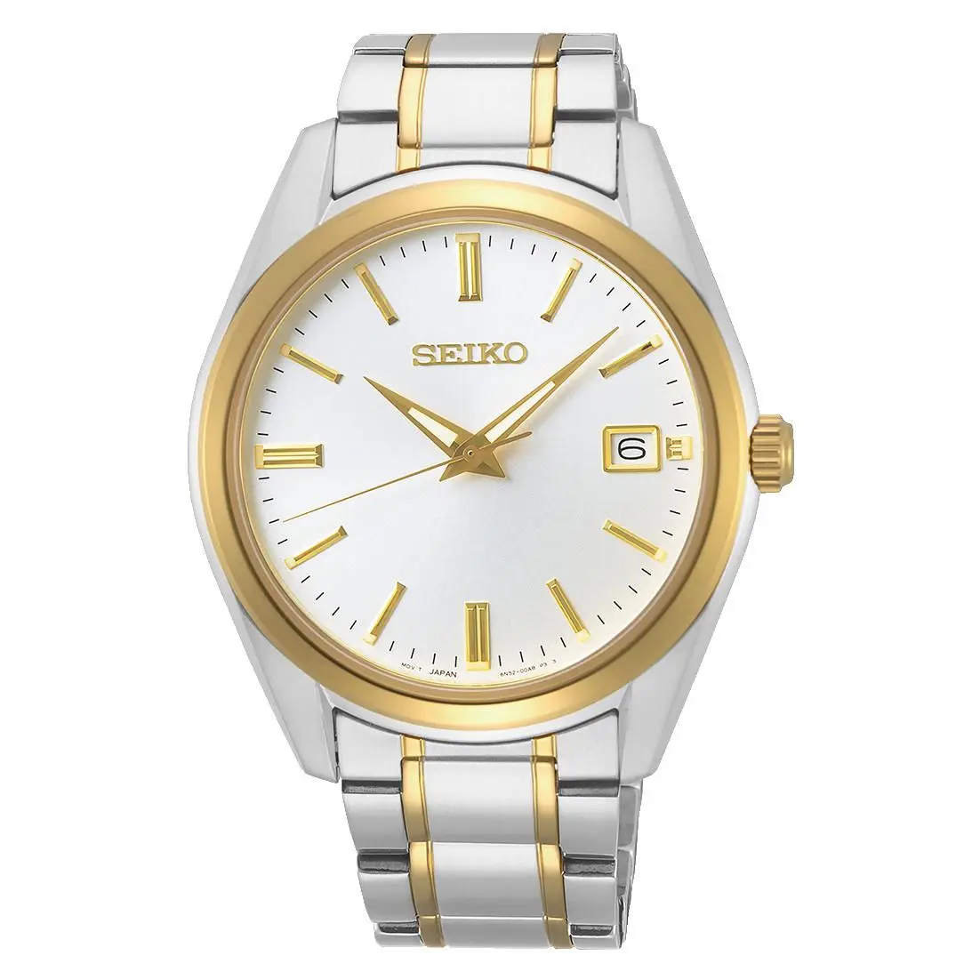 Seiko Men`s Classic Quartz White Dial Quartz Watch - SUR312P1