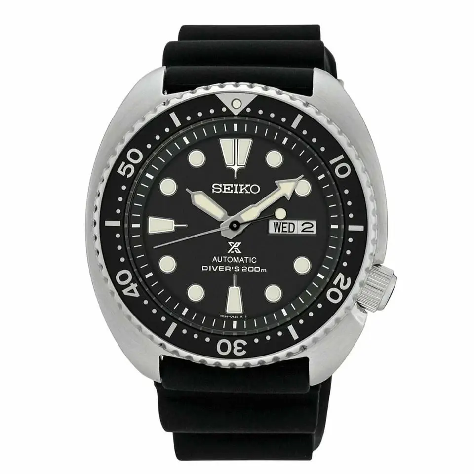 Prospex SRPE93 Turtle 200M Automatic Dive Watch w Day Date by Seiko