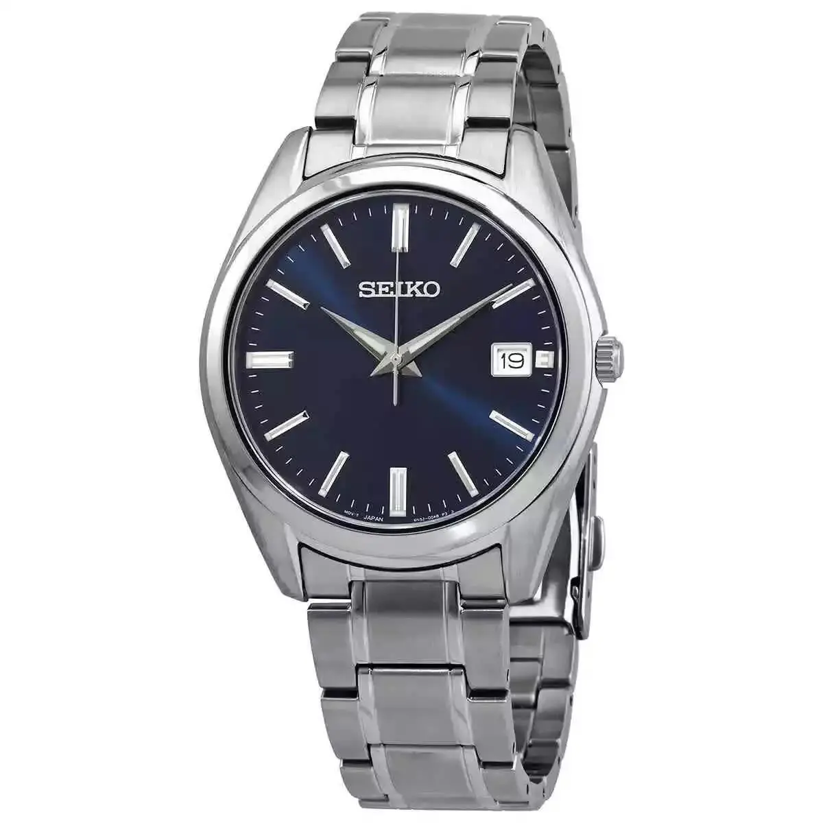 Seiko Men`s Classic Quartz Blue Dial Watch - SUR309P1
