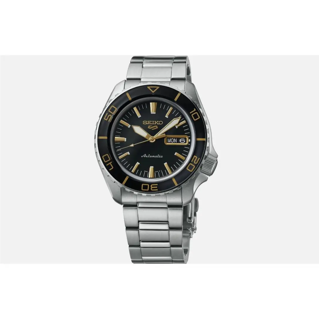 SRPK99 5 Sports Men`s Black Dial Automatic Watch by Seiko