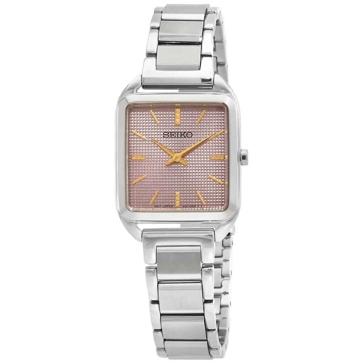 Essentials Quartz Pink Dial Ladies Watch SWR077 by Seiko