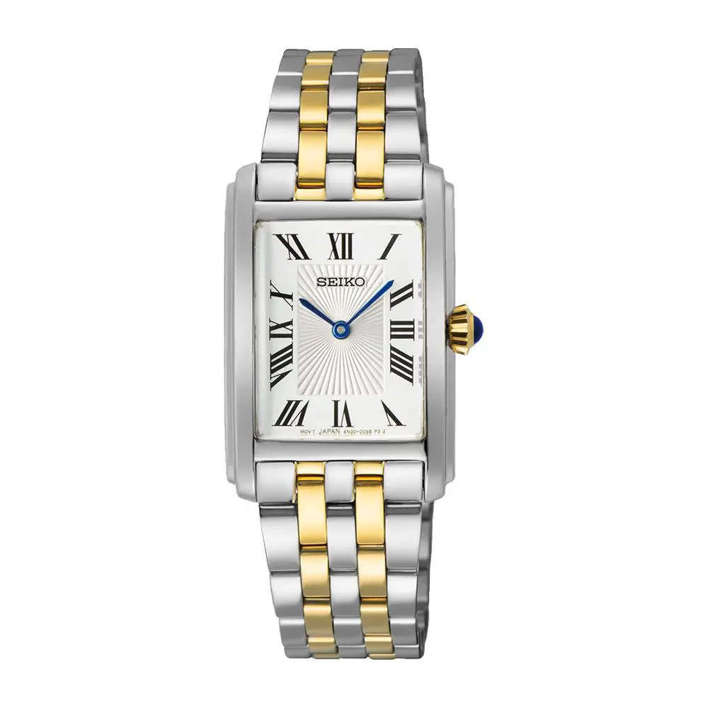 Seiko Essentials Quartz Silver Dial Ladies Watch SWR087