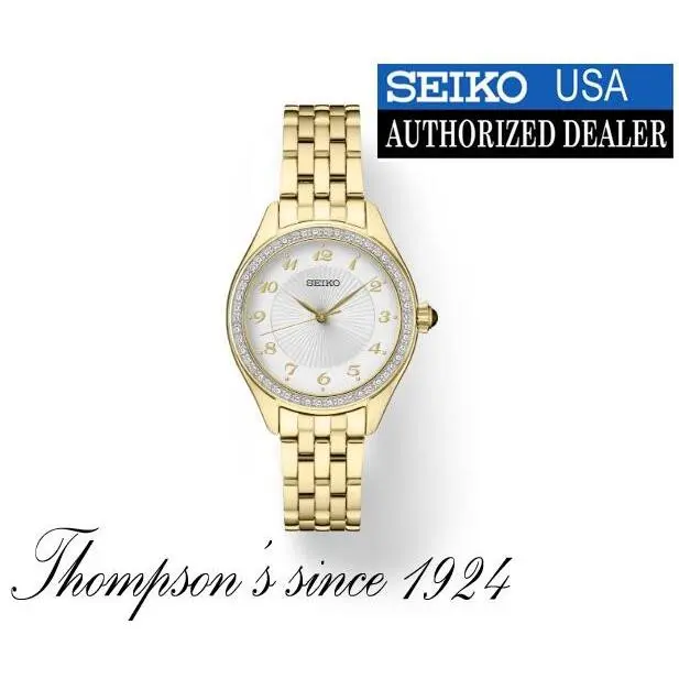 Seiko Essentials SUR394 White Dial 50M Water Resistant
