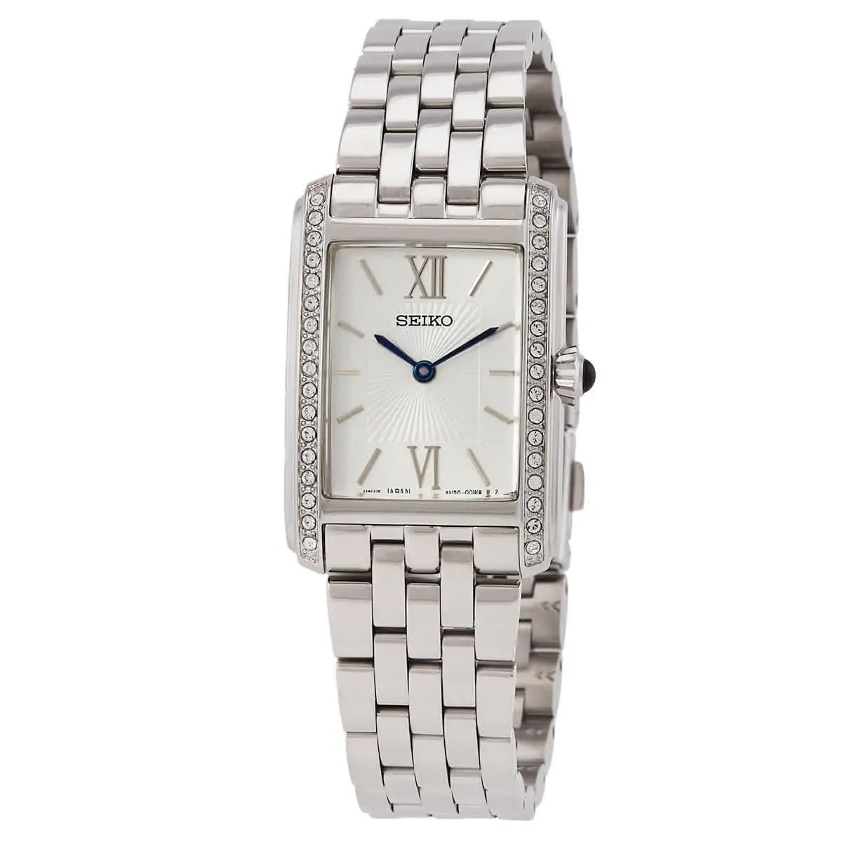 Seiko Classic Quartz Crystal Silver Dial Ladies Watch SWR091P1