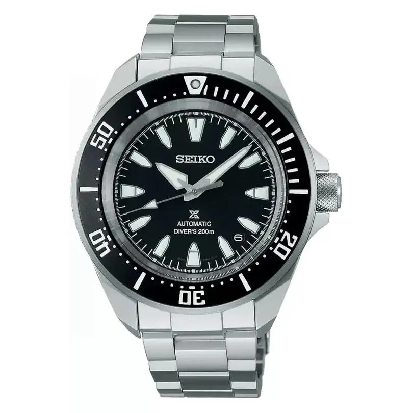Seiko Prospex SRPL13 Samurai Diver Black Dial Stainless Steel Watch