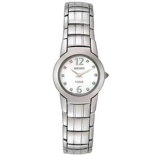 Vivace Diamond Hour Markers Women`s Analog Quartz Watch SUJ281 by Seiko
