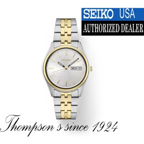 Seiko Essentials SUR430 10 Bar 100M Water Resistant White Dial