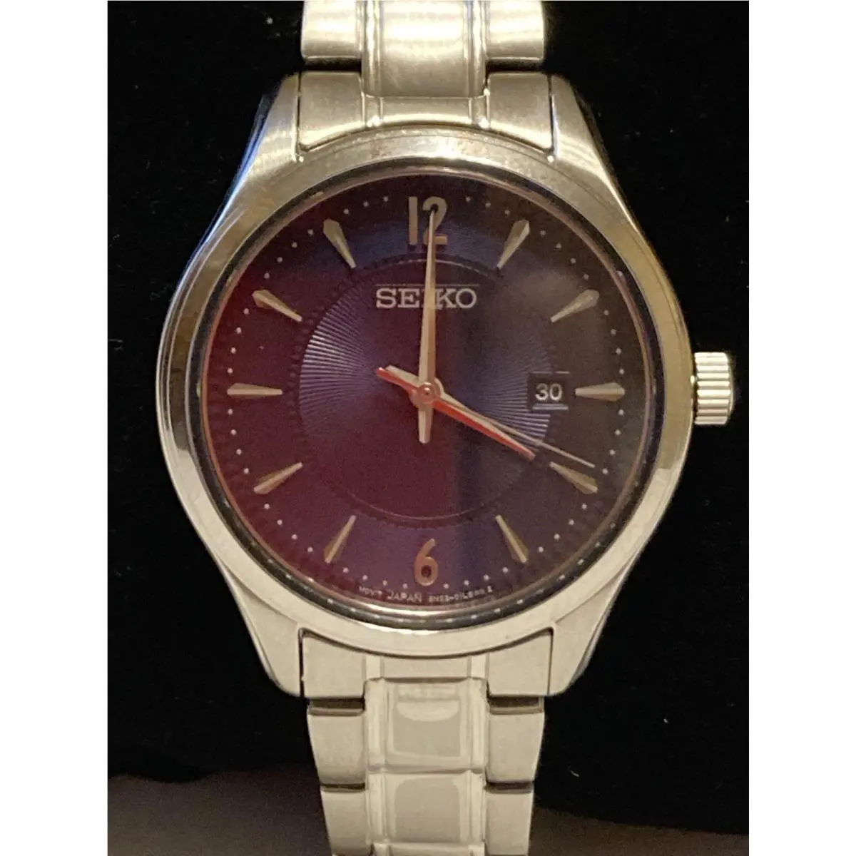 Seiko SUR425 Lds Womens Watch Water Resistant 10Bar SS Sapphire Crystal Japan