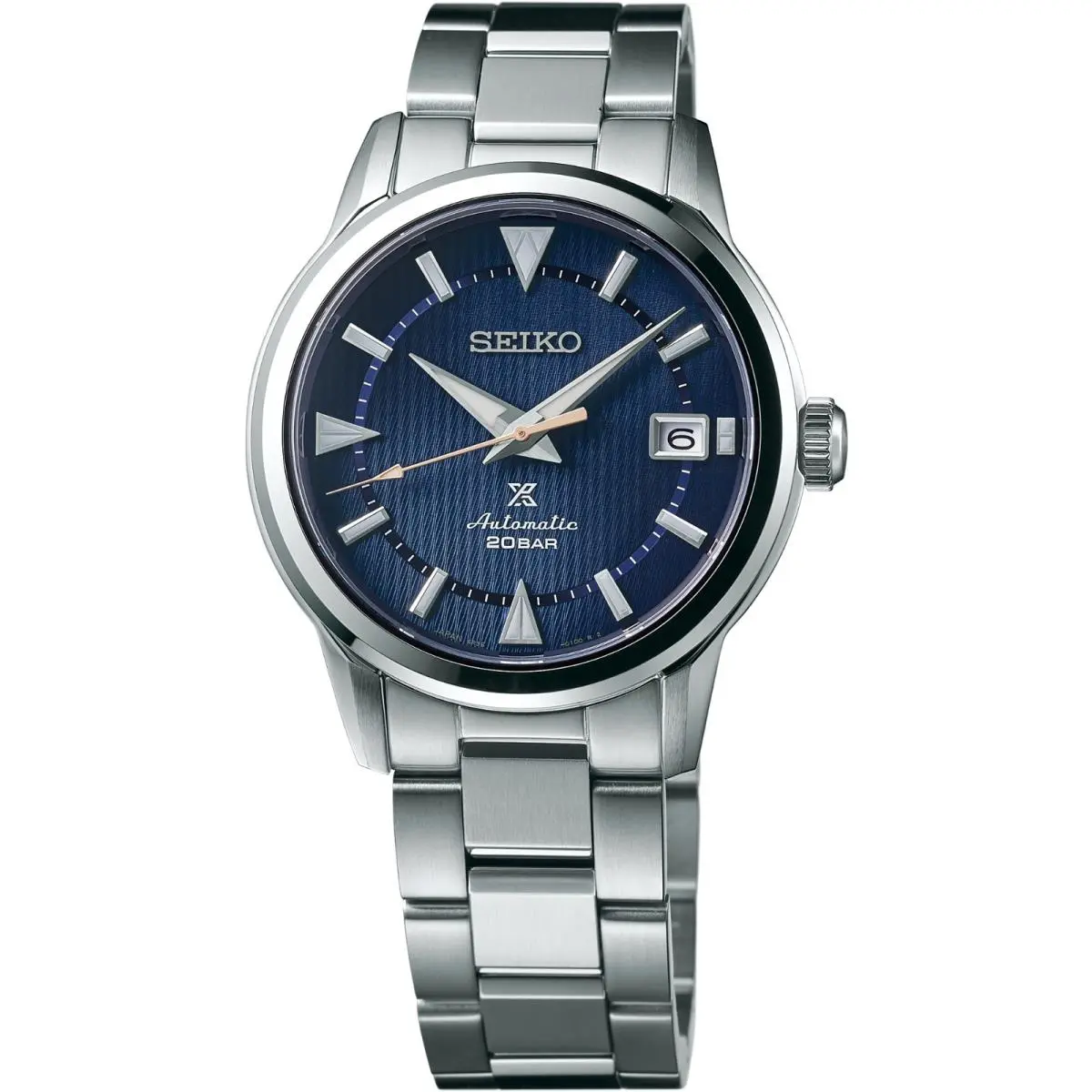 Seiko Prospex Alpinist Blue Dial Stainless Steel Men`s Watch SPB249 - Dial: Blue, Band: Silver