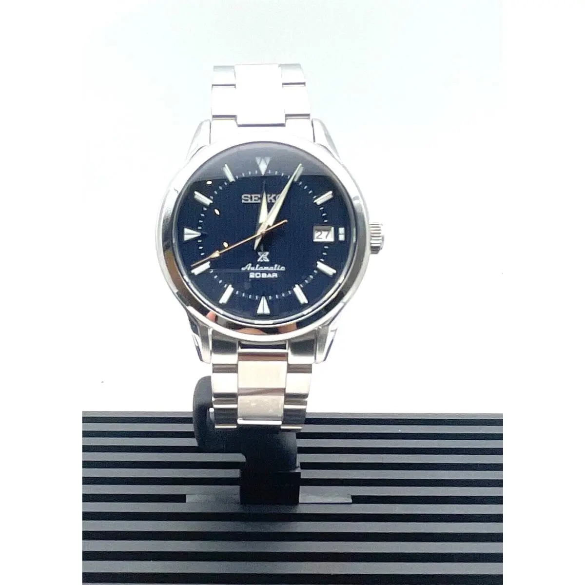 Seiko Prospex Alpinist Automatic Blue Stainless Steel Bracelet Watch SPB249J1 - Dial: Blue, Band: Silver, Bezel: Silver