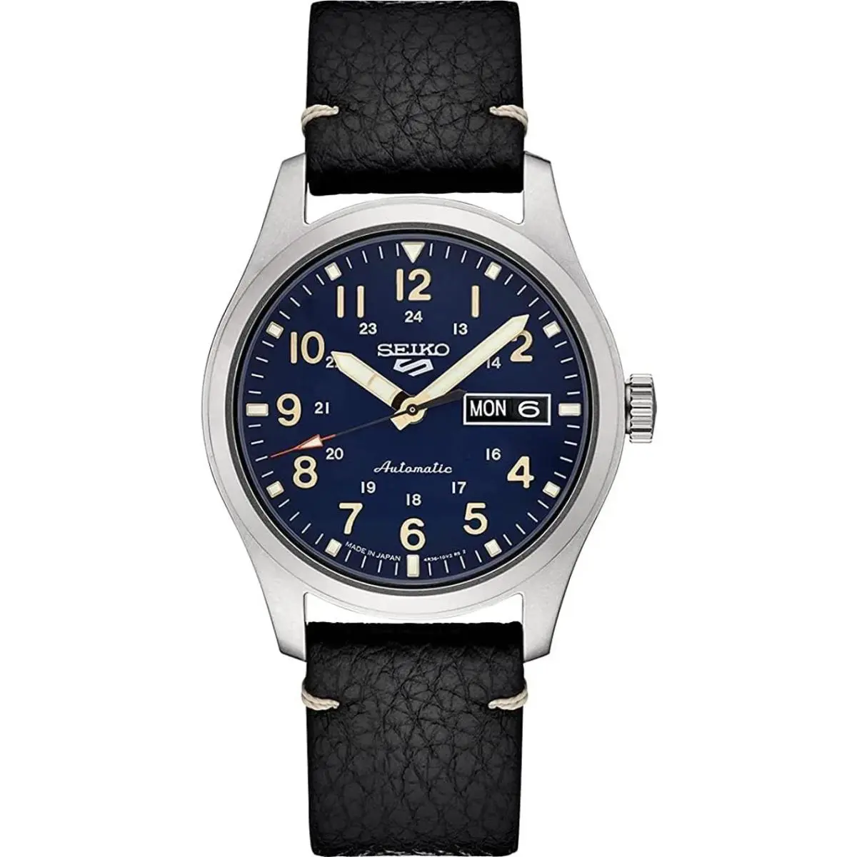Seiko Men`s 5 Sports Automatic Blue Dial Watch - SRPG39K1