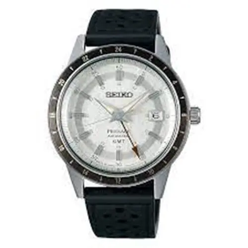 Seiko Presage Style60’s Ivory Dial Gmt Automatic Men’s Watch SSK011