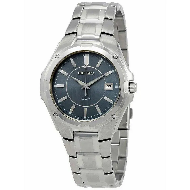 Seiko Men`s SGEE59 Silver-tone Dress Watch