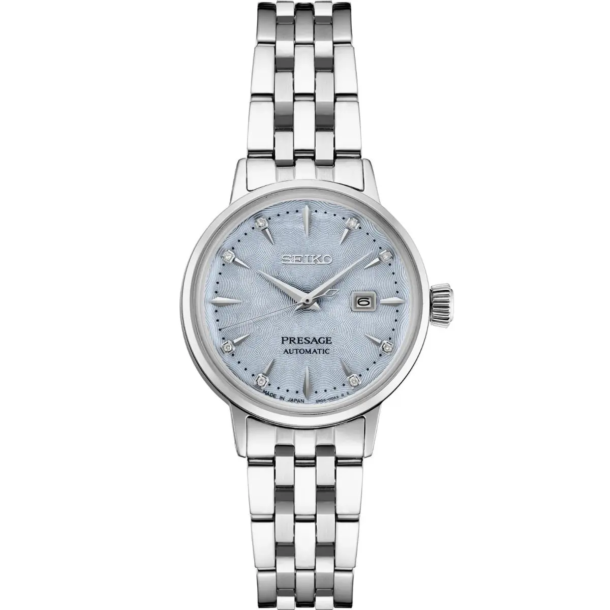 Seiko Presage Cocktail Time 30.3mm Blue Dial Stainless Steel Watch SRE007 - Dial: Blue, Band: Silver
