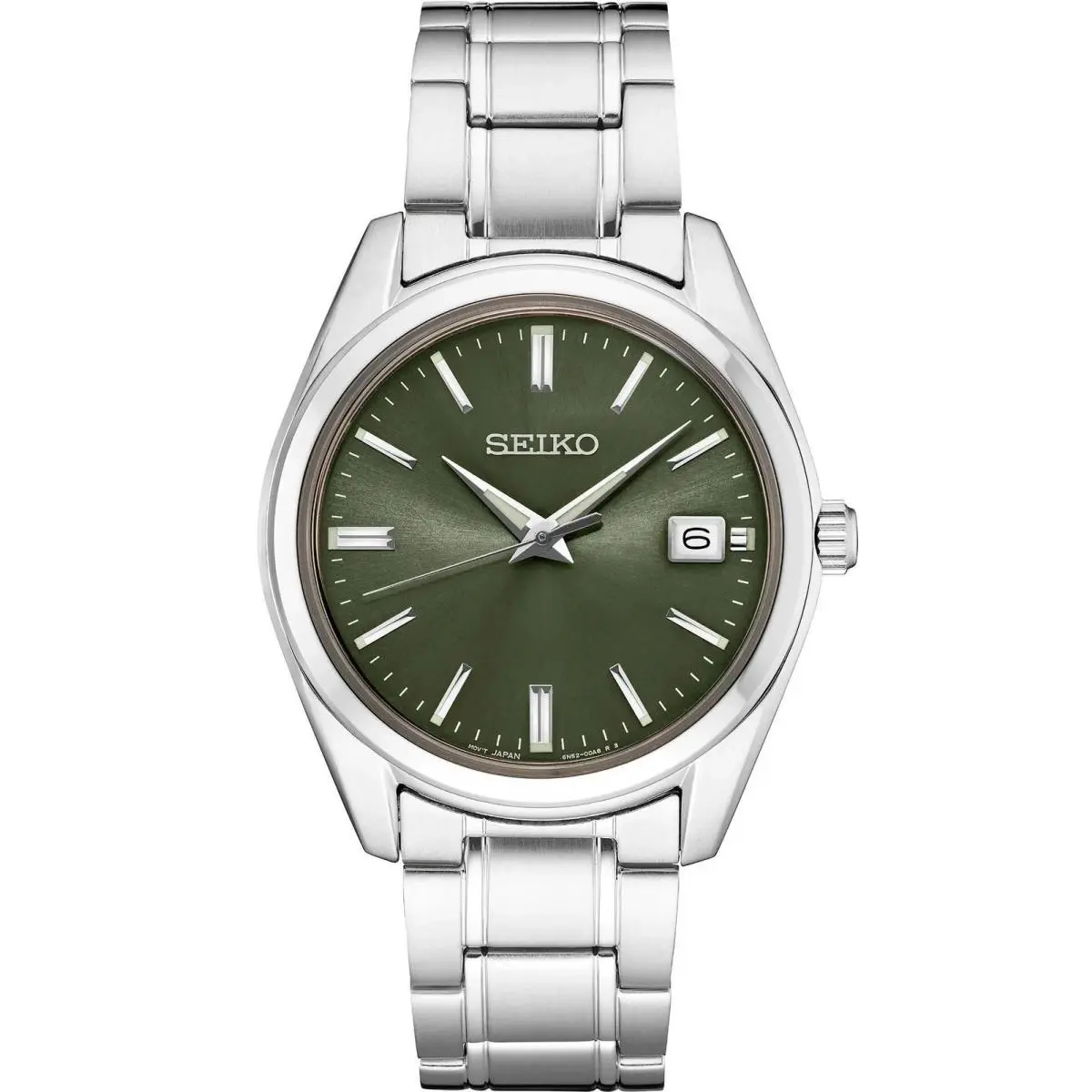 Essentials Green Dial Mens Watch SUR527 by Seiko