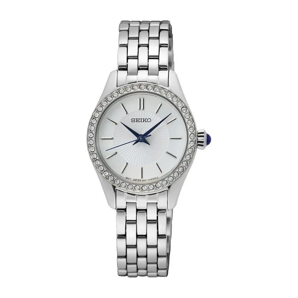 Ladies Quartz White Dial Watch - SUR539P1 by Seiko