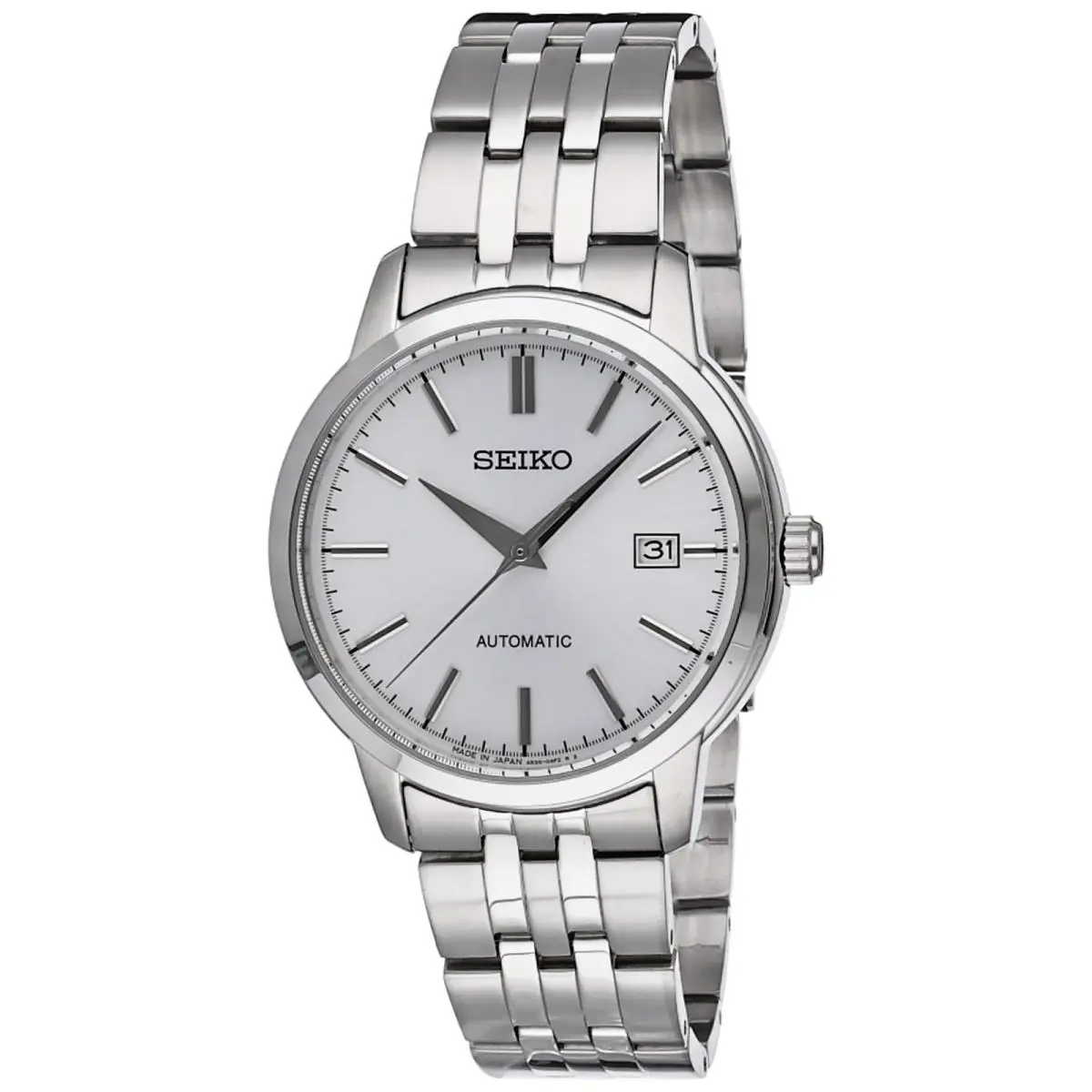 Men`s Automatic Silver Dial Stainless Steel Watch - SRPH85K1 by Seiko
