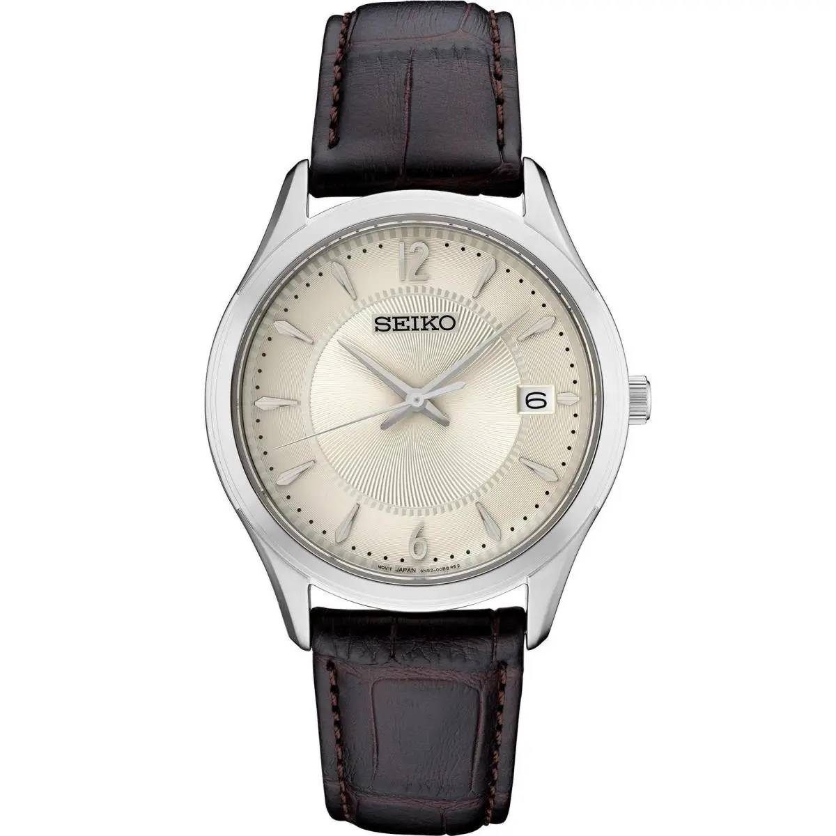 Essentials Collection Ivory Dial Mens Watch SUR421 by Seiko