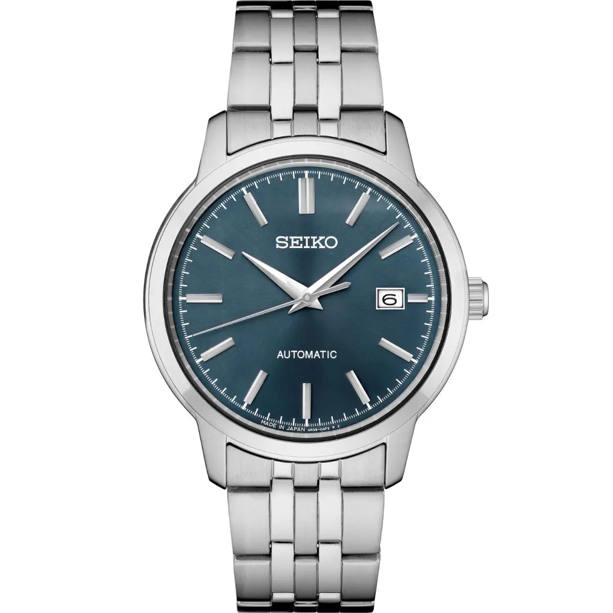 Essentials Automatic Blue Sunray Dial Men`s Watch SRPH87 by Seiko