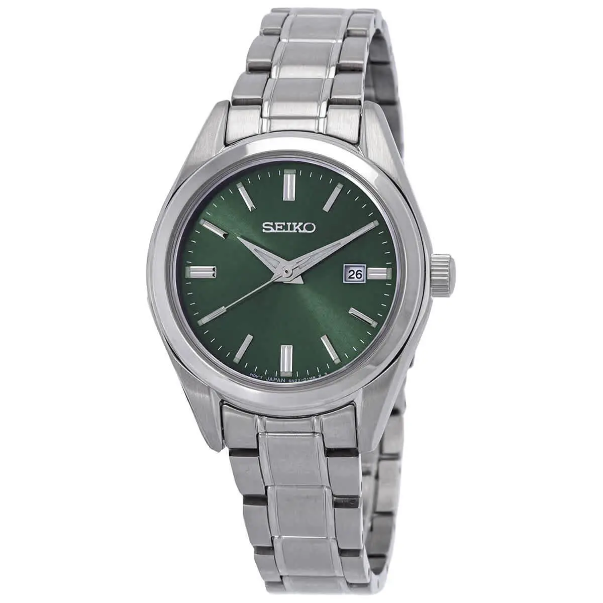 Rotary Seiko Essentials Quartz Green Dial Ladies Watch SUR533