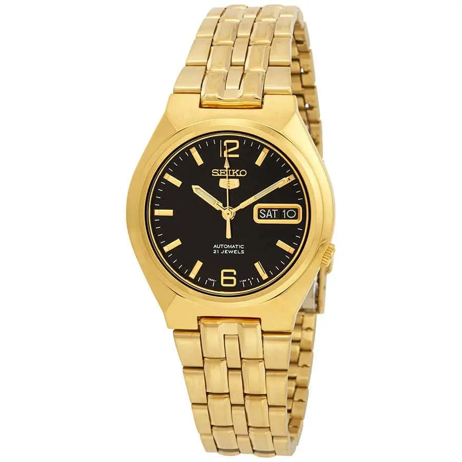 Series 5 Automatic Black Dial Men`s Watch SNKL66 by Seiko