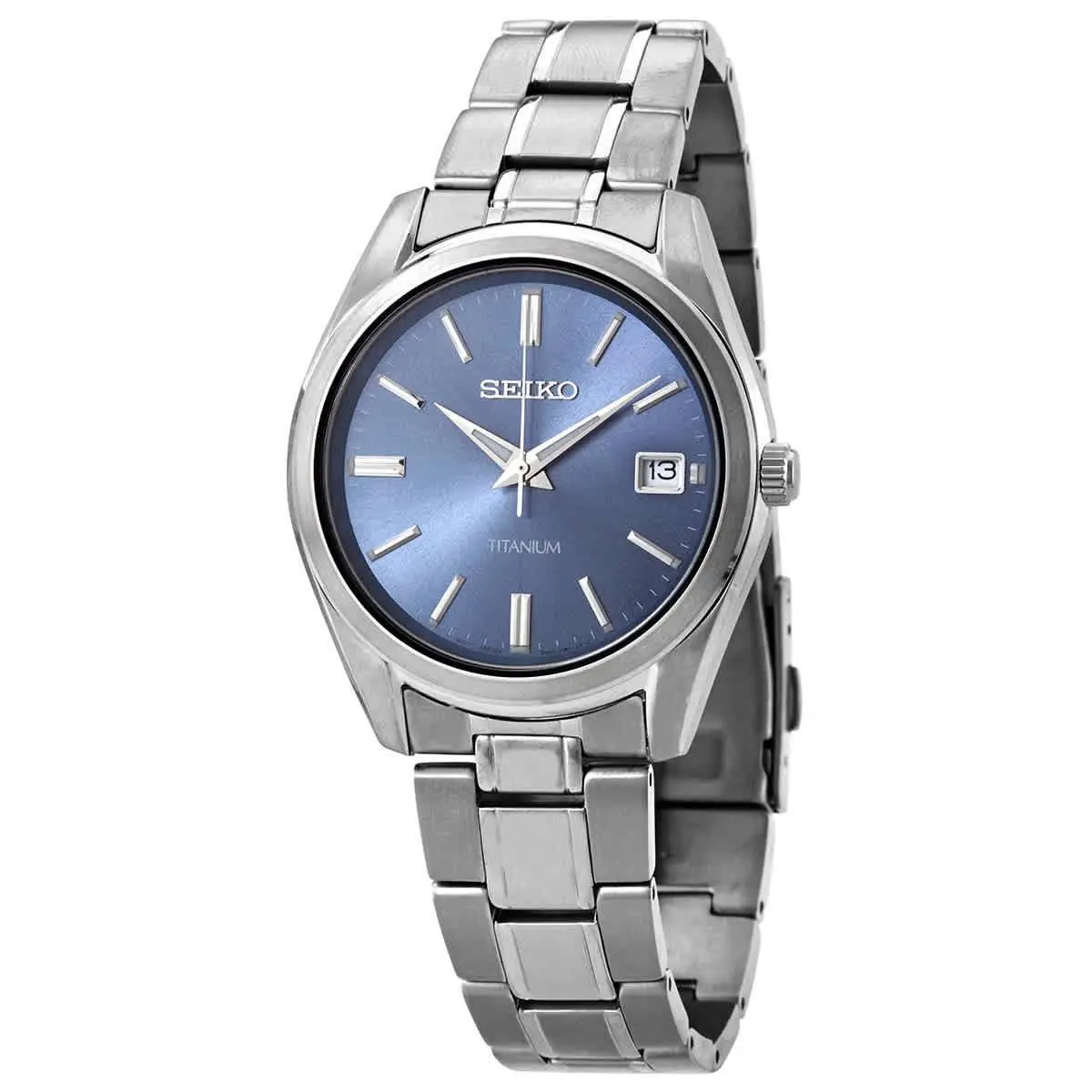 Essentials Quartz Blue Dial Men`s Watch SUR371 by Seiko