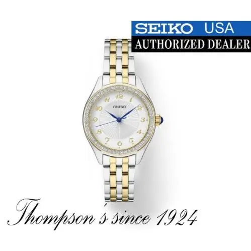Essentials SUR392 White Dial 50M Water Resistant by Seiko