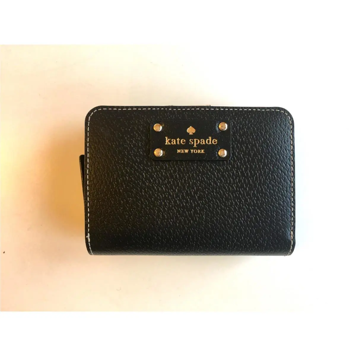 Wellesley Cara Wallet Zip Small Stacy Coin Purse WLRU1745 Gift Black by Kate Spade